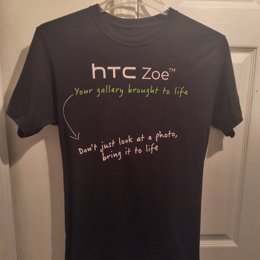 HTC Rare Vintage One Zoe  Promo Android Men’s size Medium T-shirt